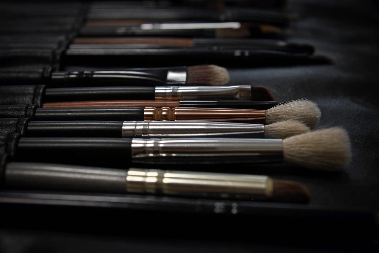A lip brush gives a sharper edge than the tube. It also uses less product.
