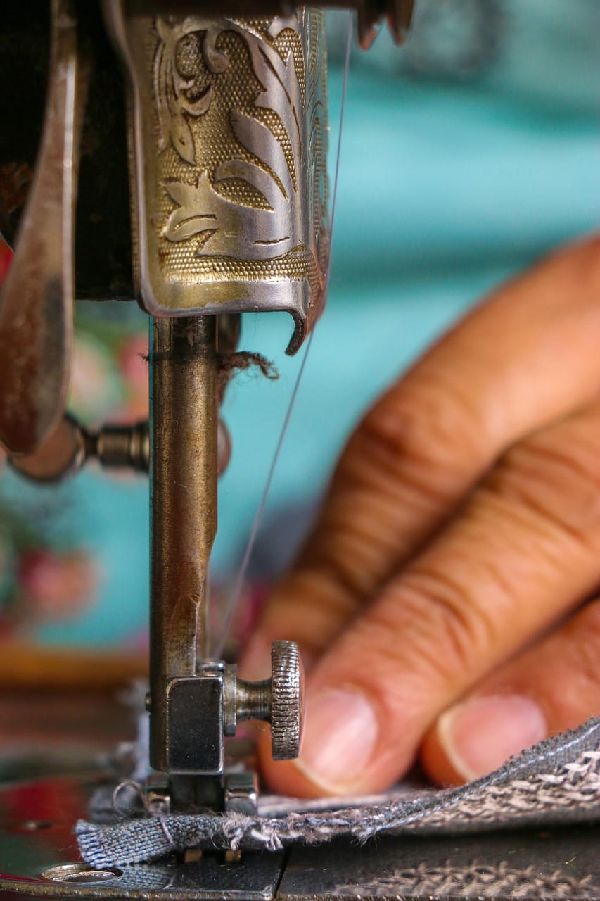 Inside the last button workshop in Florence
